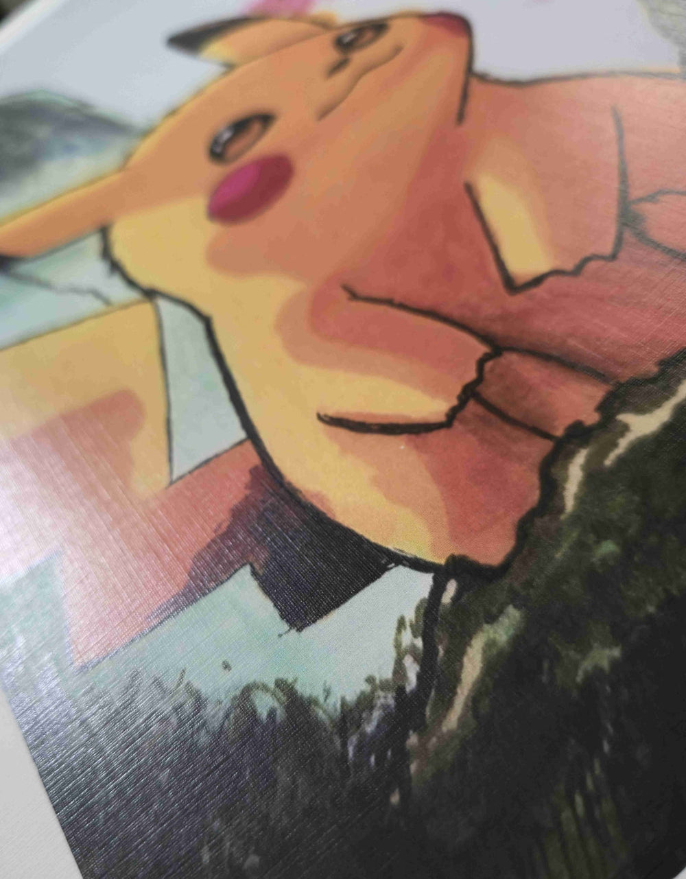 PIKACHU #25 by KAMUY ART Limited Signed 12 x 17 Art Print