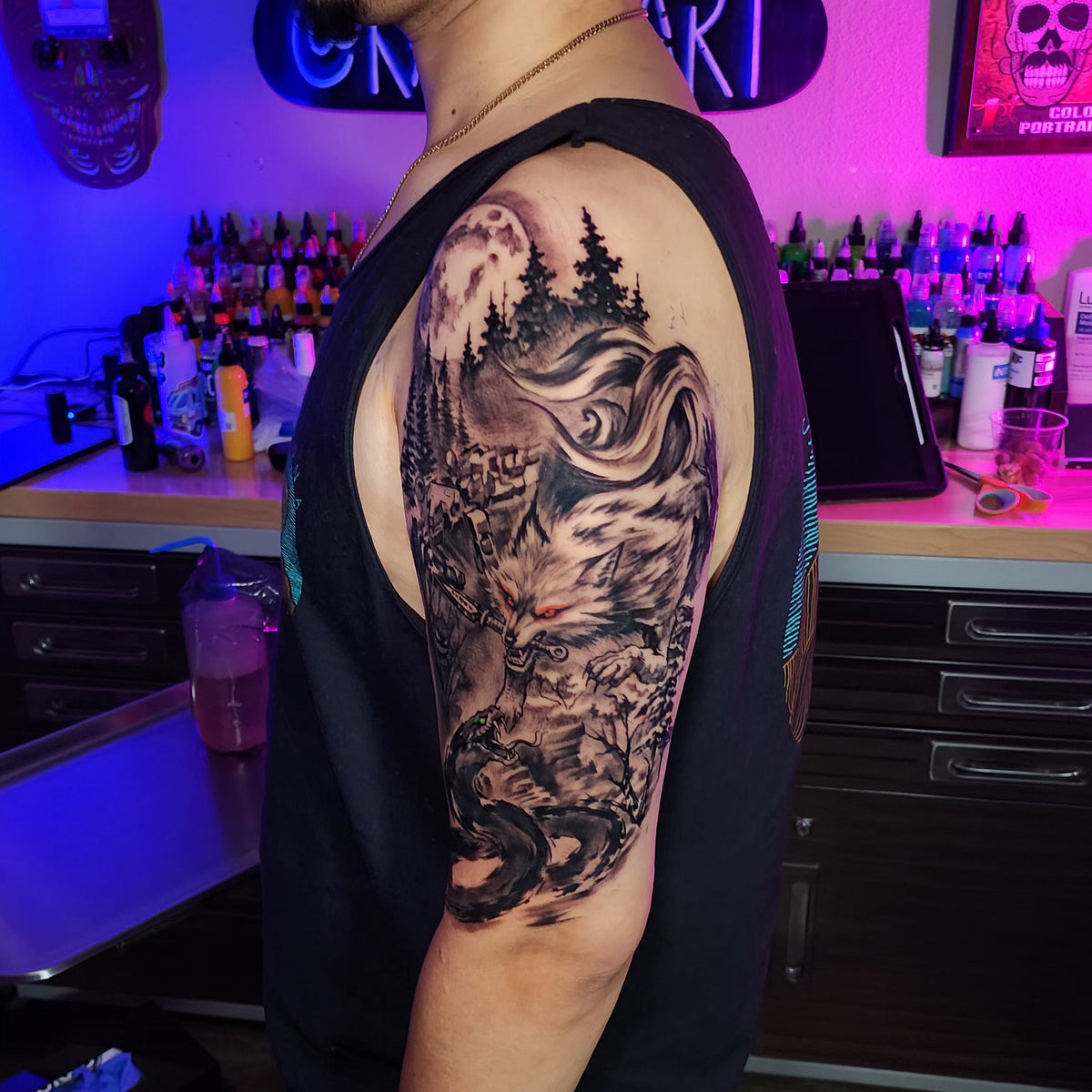las vegas anime tattoo artist kamuy art
